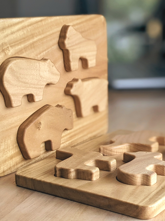 How wooden stacking animals can help your child build key skills
