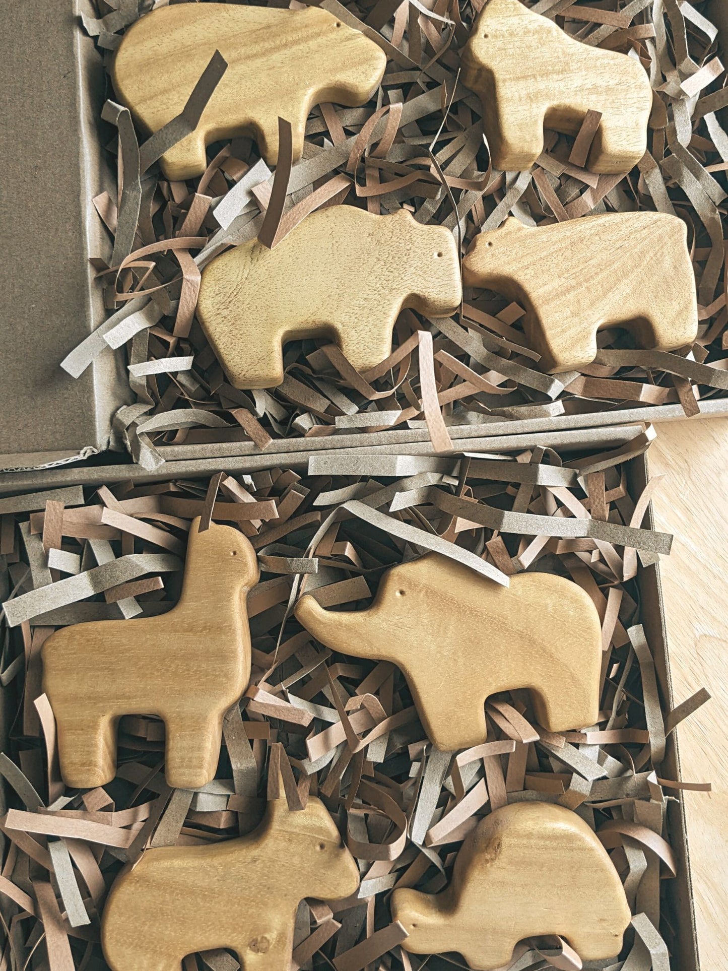 Bjørn & Esle : Wooden Animals Stacking Toy (Set of 8)