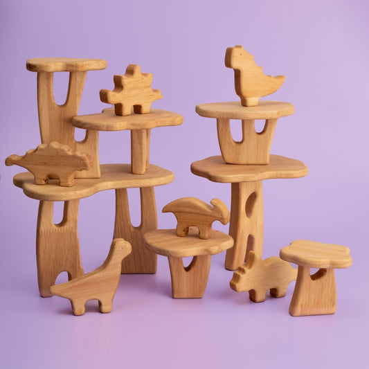 Cadenas en bois 5 cm Enfants Animale — Playfunstore